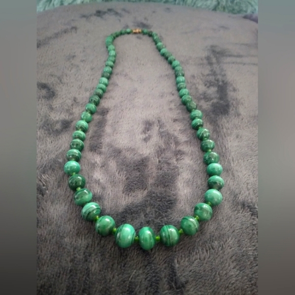 Green stripe Agate Necklace - Picture 1 of 1